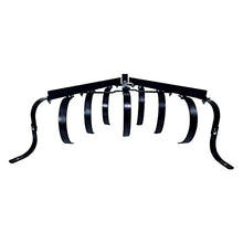 Brinly Sleeve Hitch Adjustable Tow Behind Cultivator, 18" by 40", Hammered Black