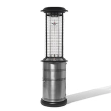 LAVA Heat Italia MILANO 6ft Commercial Premium Portable Patio Heater 36,000 BTU 360° 5 ft Heat Radius, Triple Safety, Electronic Ignition Durable Design for outdoor (Gunmetal, Liquid Propane)