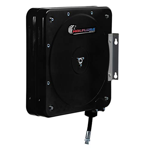 Wolflube Closed Automatic Hose Reel for Oil - 1/2in - Up to 65ft