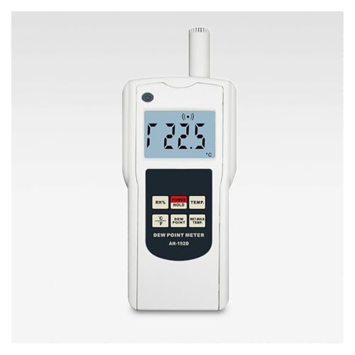 Indoor Outdoor Thermometer, Dew Point Meter AH-192D Digital Temperature and Humidity Tester for Greenhouse,Garden