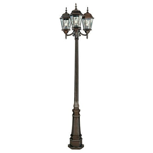 Trans Globe Lighting 4719 BRZ Outdoor Villa Nueva 96" Pole Light, Black Bronze - 2 Pack