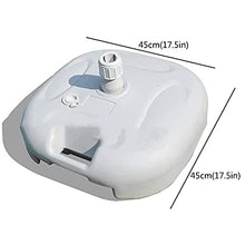 POLGDW Heavy Duty Parasol Base - Water-Filled Plastic Umbrella Stand for 22-32mm Patio Sun Umbrella Poles Outdoor Stability Durable & Reliable Support