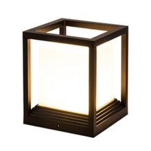 Lamp Post Lights Outdoor, Modern Outdoor Floor Lamp - 10.6" Decorative Lantern for Yard & Entrance, Stylish Post Cap Light, Ideal for Garden, Patio & Deck, Weather-Resistant Pillar Lighting