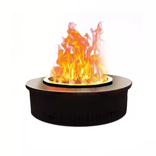 Electric Fireplaces Multi-Color Intelligent Touch Screen Fireplace 3D Misting Simulation Fake Decorative Floor Humidifier(300mm)