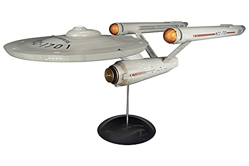 Polar Lights Star Trek 1:350 Scale U.S.S. Enterprise Prebuilt Display Multi
