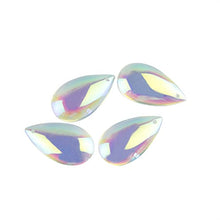 38mm/50mm AB Water Drop Prisms for Lighting Crystal Chandelier Suncatcher Ornament Lighting Lamp Hanging Decoration,50mm 100pcs