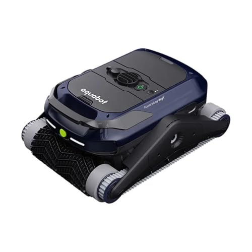 BWT AQUABOT Cordless Robotic Pool Cleaner, Automatic Pool Vacuum Robot with Dual Radar AI Path Planning, Wall & Waterline Scrubbing, 3-Hr Battery Runtime, for Inground & Above Ground Pools Up to 50ft