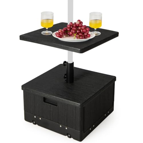OROTLECT 21 Lb. Free Standing Umbrella Base with Wheels