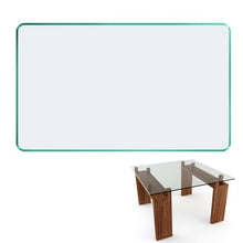 Hoiweqr Tempered Glass Table Top, Glass Table Top, Tempered Flat Edge Polish Glass Table Top, Heat-Strengthened Glass, Double Tempered Glass, Flat Tempered Glass Table Top (Size : 100x60cm)