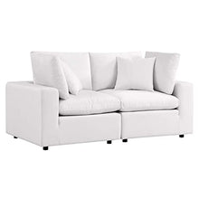 Modway Commix Overstuffed Outdoor Patio Loveseat White