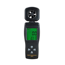Digital Anemometer Wind Speed Meter Air Velocity Flow Gauge Thermometer Wind Speed Measurement Instrument Airflow Sensor Meter