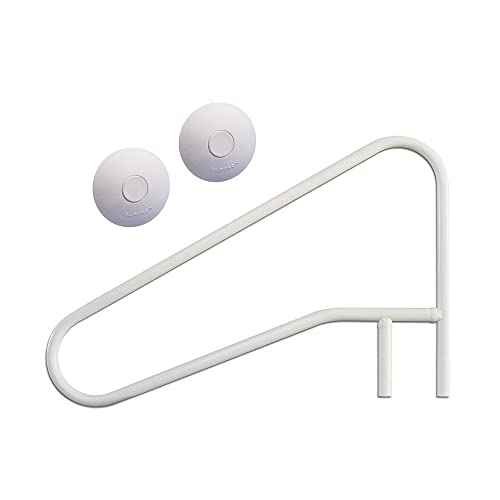 SAFTRON Weather Resistant Handrail & Anchor Socket Cover White