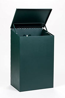 Standard Dog Waste Station/MittN Bag™ System_Square Can(Matte Green)