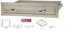 AMS BULL grill 30" Outlaw BBQ Grill with BULL single Side Burner, 30'' Door/Drawer Combo, Single Drawer, Sink and Cover (Natural Gas)