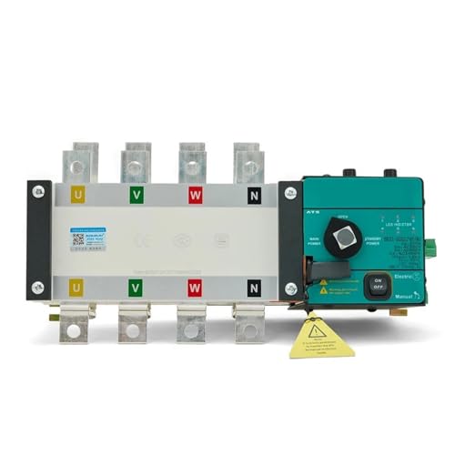 4P 100A-800A ATS Dual Power Automatic Transfer Switch Diesel Generator Parts Board Circuit Breaker Single Three Phase(100A)