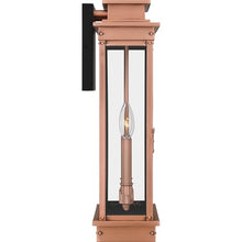 Quoizel Noelle Outdoor Wall Lantern 19 Inch 2-Light Aged Copper
