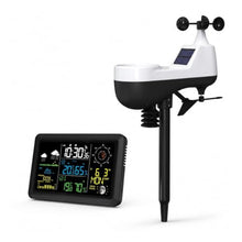 Rain Gauge Outdoor, Digital Weather Station Anemometer Rain Gauge(White)