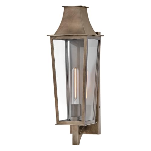 Hinkley Georgetown Medium Wall Mount Lantern, Burnished Bronze