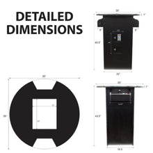Creative Outdoor Distributor Full-Size Commercial Arcade Table Tall Blackjack Design