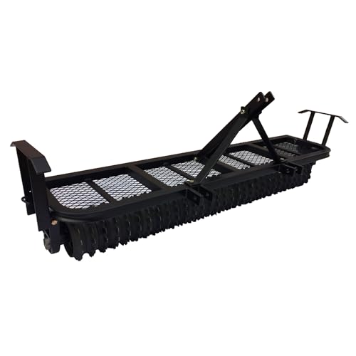 Field Tuff 5' 3 Point Cultipacker with 26 Cast Iron Wheels, 60" Working Width, Black