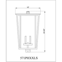 Z-Lite 4 Light Outdoor Post Mount Fixture Black
