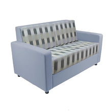 FDP Outdoor Modular Armless Sofa Featuring Sunbrella Fabric - Weather-Resistant, Fade-Resistant, Assembled Patio Furniture with Cover Included for Backyard, Poolside Seating - Dream Mist/Canvas Haze