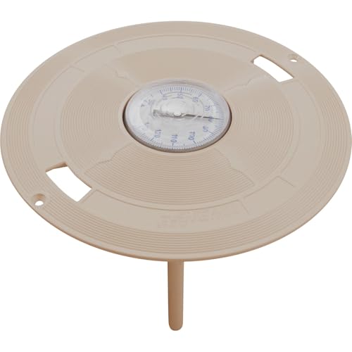 Upgrade for L1B Almond 9-7/8-Inch Lid with Thermometers Replacement for Pool and Spa Skimmer
