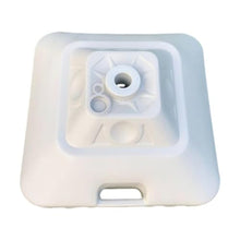 POLGDW Heavy-Duty 30L Outdoor Umbrella Base Stand - Fillable Design for Stability, Durable Construction for Garden & Balcony Use, Worry-Free Solution in White