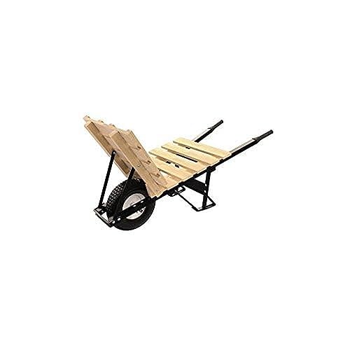 BON 28-912 Bon Bon Brick & Tile Barrow - Single Knobby Tire - Steel Handle,
