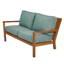 Royal Teak Collection COA2-SPA Coastal Love Seat Outdoor Couch, Spa Cushion