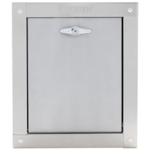 Midland Style Stainless Steel Trash Chute Door - Noiseless Self Closing Bottom Hinged Fire Rated & UL Approved (15" X 18") By Oswald Supply