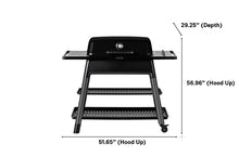 Everdure Furnace 3-Burner Gas Grill, Liquid Propane Portable BBQ Grill with Die-Cast Aluminum Body and Fast-Ignition Technology, 466 Square Inches of Grilling Surface, Adjustable Height, Matte Black