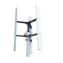 5KW 12V 24V 48V Vertical Wind Power Turbine Generator Kit for Home 5000W Low Noise Windmill Low Wind Speed Starting Wind Turbines(24V)