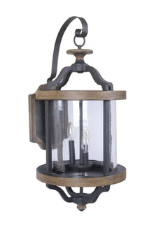 Craftmade Ashwood Extra Large Wall Mount Textured Black/Whiskey Barrel