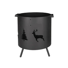 Fire Pit Outdoor Fire Pit Patio Furniture Cast Iron Basin Bonfire Brazier Heating Stove Furnace Garden Courtyard BBQ Grill