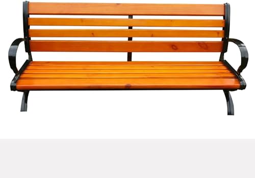 ERoomQ Outdoor GThe Bench,Patio Bench Park Bench Outdoor Conversation Couch, Outdoor Bench, Balcony Lounge Bench with Backrest Bench (1.5m)