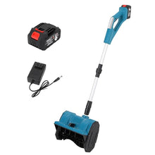 Electric Snow Removal Thrower, Flexible Snow Thrower with 26ft Throw Distance, Compact & Lightweight Snow Blower for Patio, Deck, Driveway(One Battery)