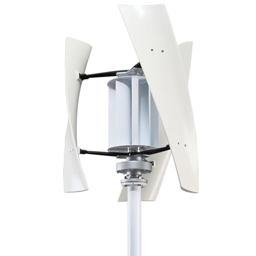 LXPINGMM 3000W Wind Turbine Generator,12/24/48/220V Adjustable 3-Blade Wind Power Generator with MPPT Controller,Suitable for Home,Farm,RVs,Boats 48V