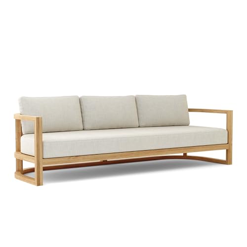 Anderson Teak Junus 3-Seat Sofa (Linen Natural)