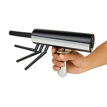 ELUKHT Underground Metal Detector, Handheld Long Range Metal Detector with Launch Box Receiver for Detecting Gold Silver, 6 Antennas Metal Finder Detector Practical and conveni (Black)