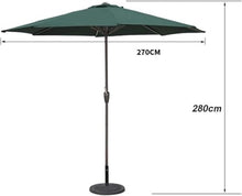 EUQKKWLOY 9FT Outdoor Patio Umbrella UV Protective Sun Shade Garden & Pool Market Parasol Heavy-Duty Deck Umbrella for Beach & Outdoor Relaxation