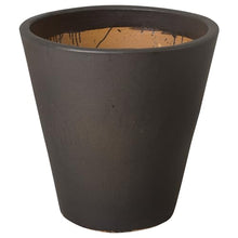 Emissary - Tappered Planter Largest, Matte Black 26x26 H