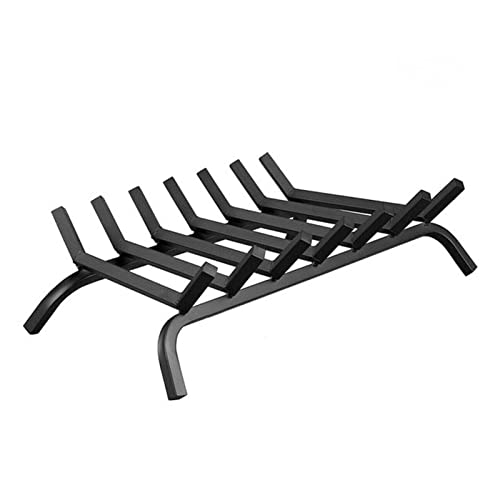 ENWINDXS Heavy Duty Wrought Iron Wood Stove Firewood Burning Rack Holder
