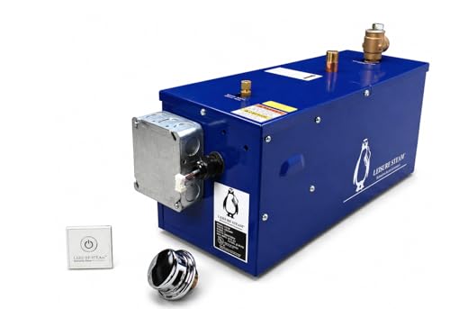 Leisure Steam 1-Touch Steam Generator | 160 Cubic Feet Options | Made in the USA]