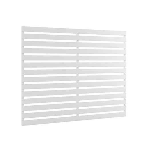 Garden Wooden Fence,Easy DIY Assembled Landscaping Partitions,Outdoor Patio Edging Plant Picket Panels for Flower Bed Pathway,White,10PCS(100X120CM)