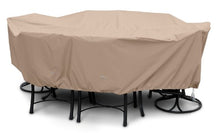 KoverRoos Weathermax 41462 Supersize High Back Dining Set Cover, 140 by 80 by 36-Inch, Toast