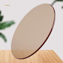 KXWOQ3ED Round Brown Glass Table Top, Clear Tempered Glass, 8 mm Thick Replacement Glass for Dining Table, Coffee Table, Restaurant Table(90 CM(36 INCH))