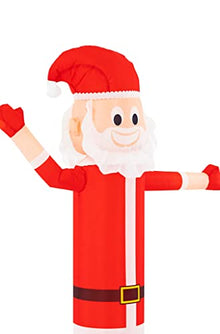 LookOurWay Air Wavers Inflatable Tube Man Set - 6ft Santa Air Waver with Air Dancer Blower - Inflatable Advertising Tube Guy with Flapping Waving Arm - Christmas and Holidays - Outdoor Business Sign
