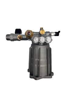 AR Annovi Reverberi SRMV22G26-EZ Replacement Pump. 2600 PSI, 2.2 GPM, 173 Max Bar, Easy Start Valve, Thermal Relief Valve, Detergent Outlet, Brass Unloader. Replacement Residential Pump.