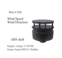 Mini Wind Speed and Direction Sensor, Mini-C2HS C2HS-485 C5HS-485 Anemometer Weather Station Air Temperature Tester(Mini-C2HS-232)